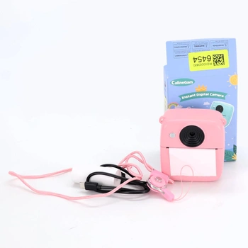 CalineGam Detský instantný fotoaparát, 48MP instantný fotoaparát pre deti s 32GB kartou a tlačovým