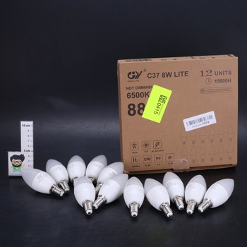 GY E14 LED ultra jasná energeticky úsporná žiarovka, 8W žiarovka E14, nahrádza 60W halogénovú