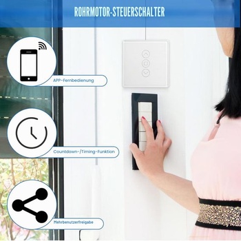 Wi-Fi roletový spínač, šikovný roletový spínač, 2,5D roletový spínač, múdra Wi-Fi kompatibilná s