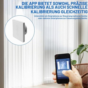 Wi-Fi roletový spínač, šikovný roletový spínač, 2,5D roletový spínač, múdra Wi-Fi kompatibilná s