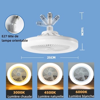 Stropný ventilátor so svetlom OKSANO asw563