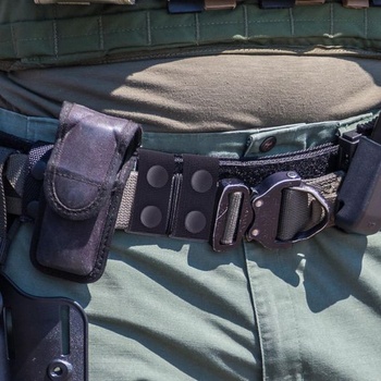 Tyqour 4dielny policajný držiak na opasok, policajné pútko na opasok, držiak na opasok s dvojitými