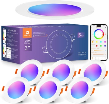 Vstavané LED svetlá DUSKTEC LED RGB