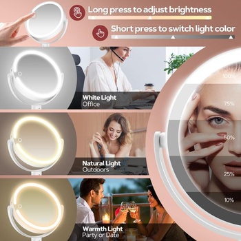 Zrcátko s LED osvětlením B Beauty Planet