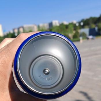Nerezová fľaša Besot so slamkou 910ml modrá
