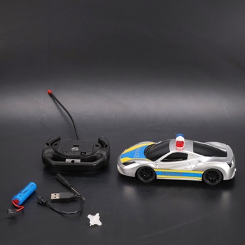 Muakiz auto na diaľkové ovládanie od 3 4 5 6+ rokov, 2,4G RC autíčko Policajné auto s diaľkovým