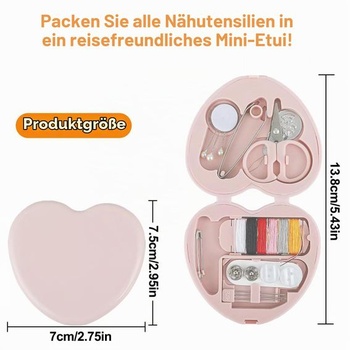Šiaca sada Cobee, 2 ks mini šijacia sada na cestovné potreby, prenosná DIY núdzová šijacia opravárenské