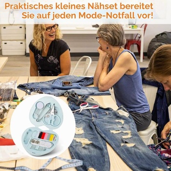 Šicí sada Cobee, 2 ks mini šicí sada na cestovní potřeby, přenosná DIY nouzová šicí opravárenské