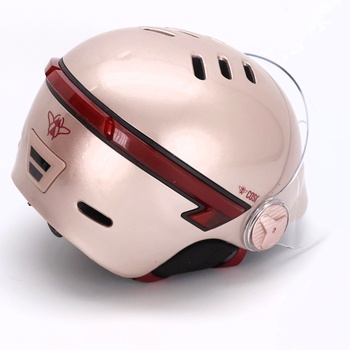 CASR Glow - LED helma na kolesá a kolobežky - XL hľadí a odnímateľné náušníky, zadné smerové svetlá a