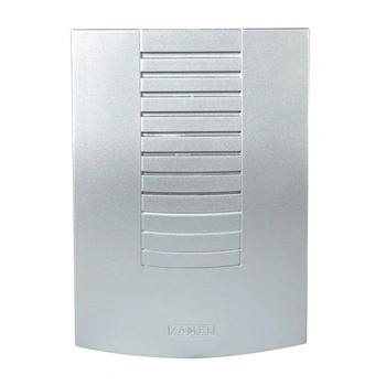 Zvonek SUNDI DNS-911, dvoutónový, 230 V, plast/kov, stříbrný