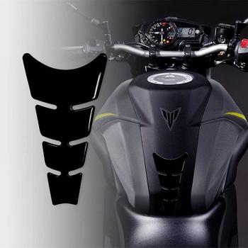 4R Quattroerre.it 1896 3D podložka na nádrž motocykla, tenký dizajn, čierna, 19 x 13 cm