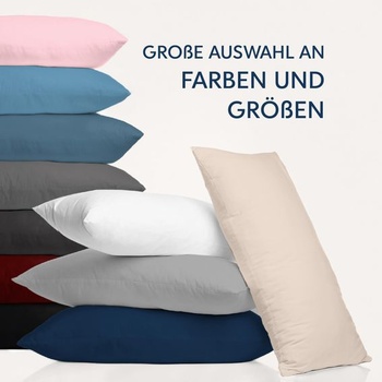 Obliečka na vankúš 50x75 sivá, balenie 2 ks, mikrovlákno, certifikácia Oeko-TEX, Dreamzie - Obliečka na