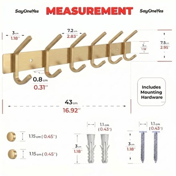 Vešiak SAYONEYES Coat Rack - SL1201-6