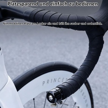 Zástrčka zvončeka na riadidlá cestného bicykla, 100 dB, 18–22,2 mm, hliník