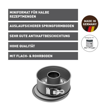 ORIGINÁLNY KAISER Inspiration Mini rozkladacia forma 18 cm, vrátane prídavnej rúrkovej misky, malého