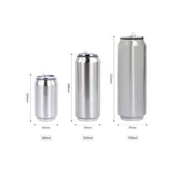 Dvoustěnná termoska Yoko Design z nerezové oceli, bez BPA, opakovaně použitelná, ekologická, na