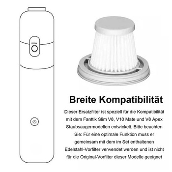 7dielna sada HEPA filtrov do vysávača, náhradné HEPA filtre pre Xiaomi, náhradné filtre pre vysávače