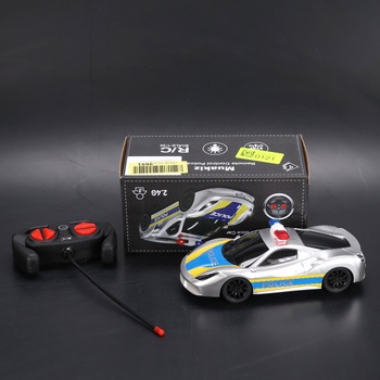 Muakiz auto na diaľkové ovládanie od 3 4 5 6+ rokov, 2,4G RC autíčko Policajné auto s diaľkovým