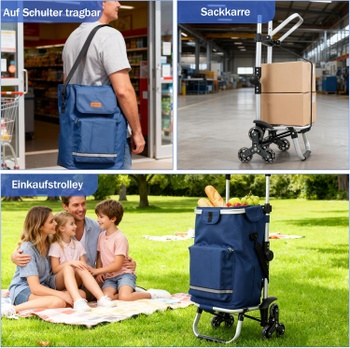 Skládací nákupní vozík Sekey SC5