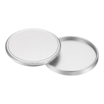 PATIKIL Kovový kryt objektívu Univerzálny filter 37 mm x 1 mm strieborný