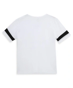 Puma Unisex Kinder Teamrise Jersey Jr Shirt (1 balení) 176 Puma White-puma Black-puma White