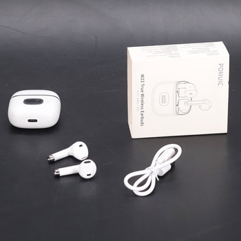Truewireless slúchadlá POMUIC W23-White