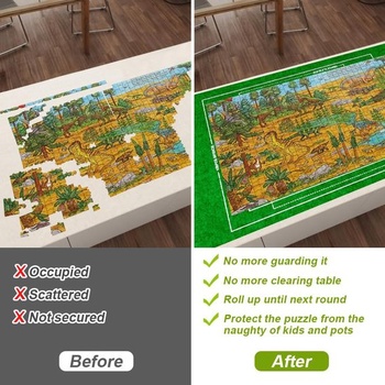 Ainiv podložka na puzzle, role podložky na puzzle, přenosná podložka na puzzle, podložka na