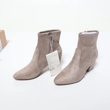 Dámské kotníkové boty na míru s elastickým podpatkem Amazon Essentials, velikost 39 EU, holubí šedý