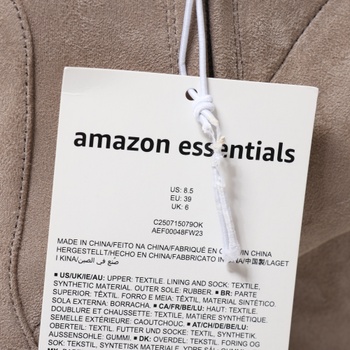 Dámské kotníkové boty na míru s elastickým podpatkem Amazon Essentials, velikost 39 EU, holubí šedý