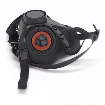Celoobličejový respirátor s 40mm filtrem s aktivním uhlím, plynový respirátor pro organické výpary,