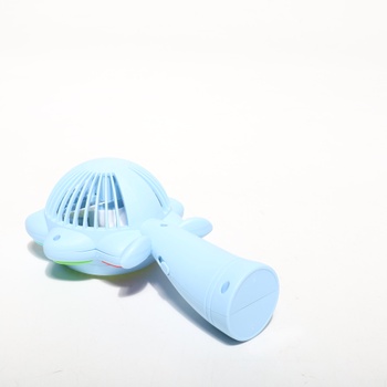 Ruční ventilátor Aohcae s květinovým vzorem, LED osvětlením, mini ventilátor, dobíjecí USB,