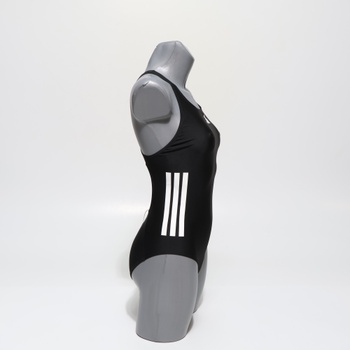 Dámske plavky adidas 3-Stripes C-Back, veľkosť 34, čierno-biele