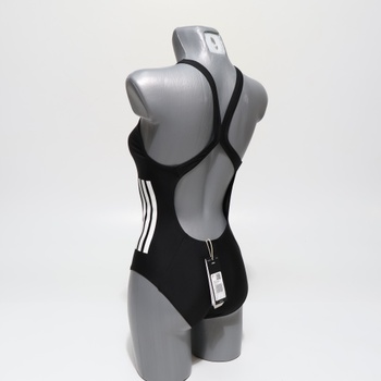 Dámske plavky adidas 3-Stripes C-Back, veľkosť 34, čierno-biele