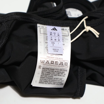Dámske plavky adidas 3-Stripes C-Back, veľkosť 34, čierno-biele