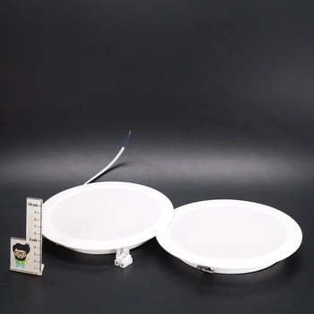 Balenie 2 ks 24W LED stropné svietidlo, ploché, 230V, 2200lm, IP44, ultratenké LED stropné bodové