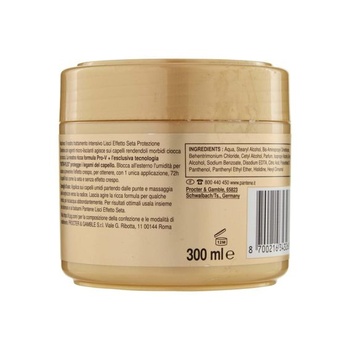 Vlasová maska ​​Pantene Pro-V s hodvábnym efektom, ochrana keratínom, pre hladké a lesklé vlasy až