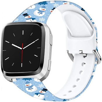 Měkký silikonový sportovní řemínek s kresleným vzorem o průměru 23 mm kompatibilní s Fitbit Versa