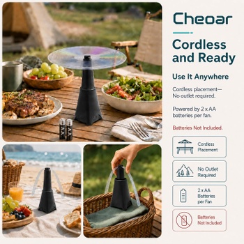 Stolové ventilátory CHEOAR QYS-6P, 6 ks