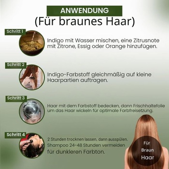 Prášková/bylinná farba na vlasy