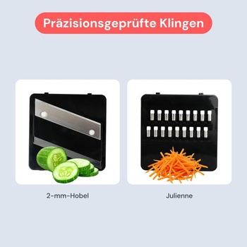 Fullstar Essential - krájač zeleniny mandolína a rezačka Julienne 2 v 1, čierny
