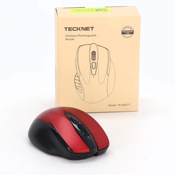 TECKNET Bluetooth myš s Jigglerom, dobíjacia bezdrôtová myš (tri režimy: BT 5.0/3.0 + 2.4G), 4800
