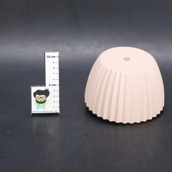 BRILONER - Bezdrôtová LED stolná lampa Riffle IP44 so svetelným okrajom, dotykovým stmievačom,