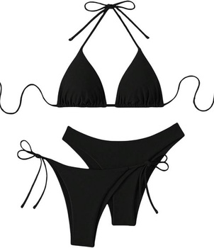 Dámske 3dielne bikiny GORGLITTER, bikiny s ramienkami, plavky, trojdielne plavky s trojuholníkovým