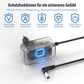 Napájecí zdroj 12V 2A 24W s válcovým konektorem 5,5 x 2,1 mm DC