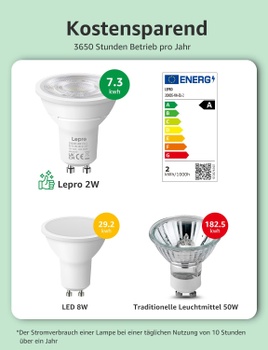 LED žiarovky Lepro 200085-NW-EU-4