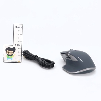Bezdrôtová myš TECKNET Bluetooth (BT 5.3/5.0+2.4G), bočné rolovacie koliesko, super rýchle rolovanie,