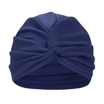 ITODA Dámský turban Módní čepice Africký šátek na hlavu Zavinovací klobouk Předvázaný uzel Spací