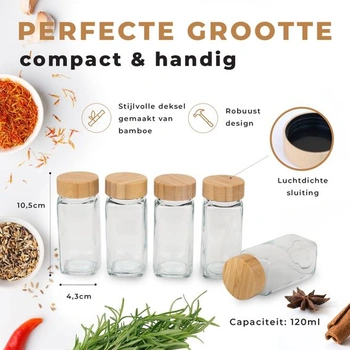 Poháre na korenie Comforder 25 ks