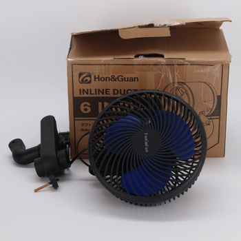 Ventilátor FanGoFast Grow Clip, oscilačný, EC motor s 10 rýchlosťami, upínací ventilátor pre