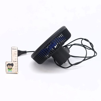 Ventilátor FanGoFast Grow Clip, oscilačný, EC motor s 10 rýchlosťami, upínací ventilátor pre